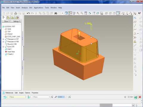 ProENGINEER Tutorial on Drafts