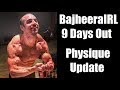 BajheeraIRL - August 2018 Physique Update #2 (182 lbs) - Natural Bodybuilding Vlog (9 Days Out )