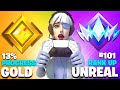 Gold To Unreal SPEEDRUN Console Fortnite Ranked