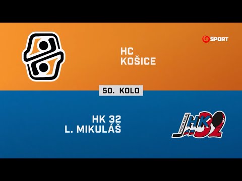 50. kolo: HC Košice - HK 32 Liptovský Mikuláš 4:0 (HIGHLIGHTY)