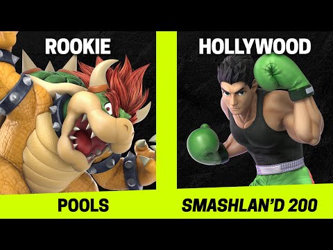 SmashLAN'd 200 Singles Pools - Rookie (Bowser) vs Hollywood (Little Mac) - SSBU Tournament