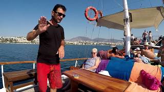 preview picture of video 'Gumbet Turkey boat trip'