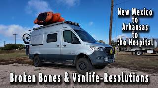CROSS-COUNTRY BLAST- New Mexico to Arkansas Van Life Sprint -Kathy Finally Gets Ankle Surgery!