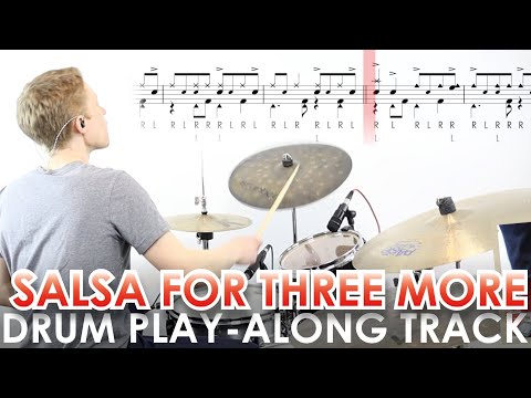'Salsa for Three More' – Free Latin Jazz Drum Play-along Track and Transcription