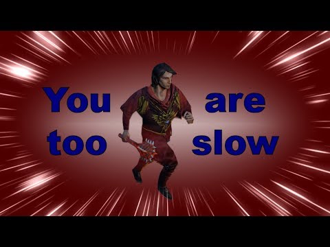 Wraeclast man walking at ludicrous speed