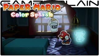 10 Minutes of Paper Mario: Color Splash Gameplay - Dark Bloo Inn (Direct Feed - SDCC)