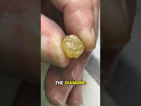 Finding out what’s inside rough diamonds! 💎