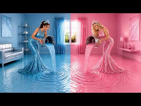 PINK vs GOTH MERMAID Hacks 👑 Who Wins the Ultimate Glow-Up?