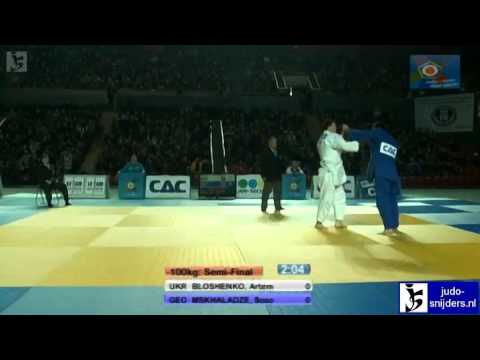 Artem Bloshenko (UKR) - Soso Mskhaladze (GEO) [-100kg] semi-final