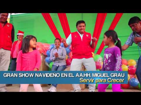 Gran Show Infantil Navide&ntilde;o en el AA HH Miguel Grau 2015