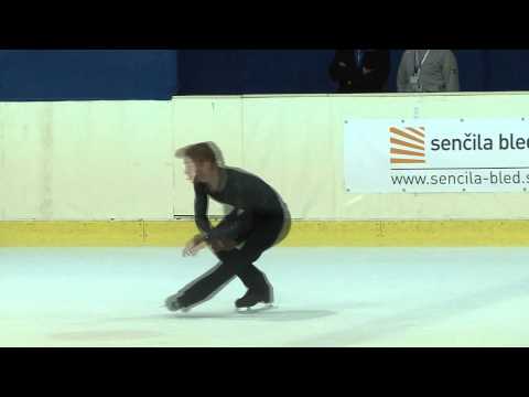 17 David KRANJEC (AUS) - ISU JGP Sencila Bled Cup 2012 Junior Men Free Skating