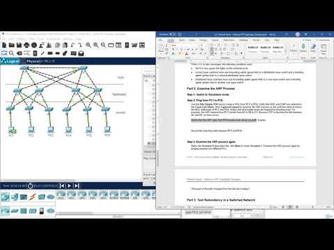 (CCNP ENCOR v8) 2.2.1 Packet Tracer - Observe STP Topology Changes