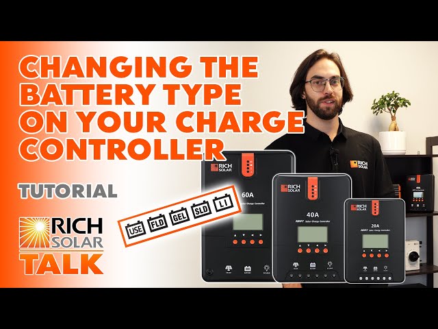 How to Change the Battery Type on your MPPT Solar Charge Controller