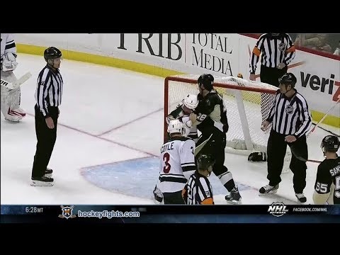 Keith Ballard vs James Neal Dec 19, 2013