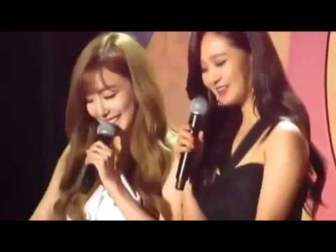 Fancam | 141025 SNSD Yuri, Tiffany speaking Mandarin @ KMW in Beijing
