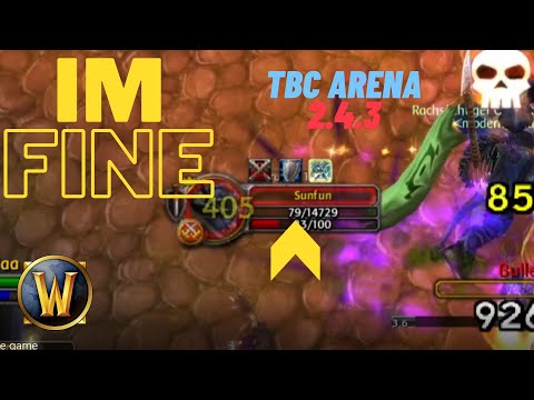 just a close game - World of Warcraft TBC 2.4.3 Server: Back2Basics Warrior Druid vs Warlock Rogue