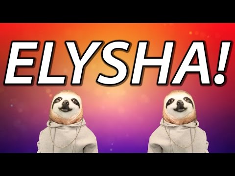 HAPPY BIRTHDAY ELYSHA! - SLOTH HAPPY BIRTHDAY RAP