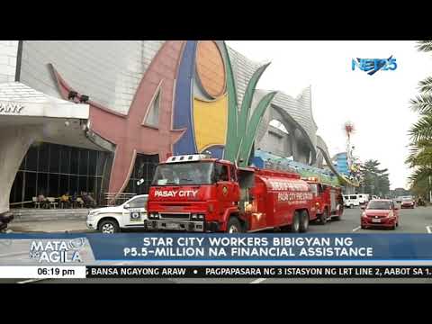 Star City workers bibigyan ng P5.5-Million na financial assistance