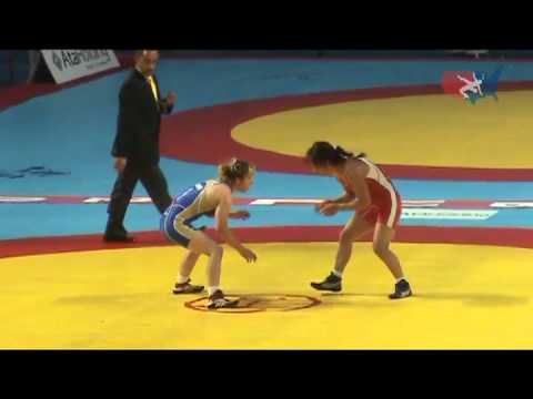 2011 Worlds Womens Freestyle Final 51kg - Zamira Rakhmanova (RUS) vs. Otgontsetseg Davaasukh (MGL)