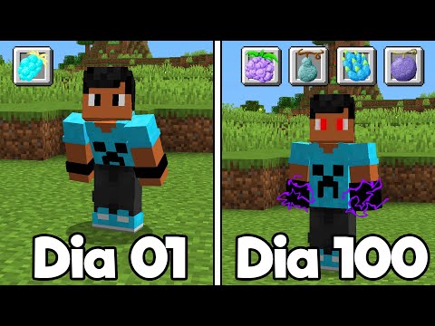 Sobrevivi 100 DIAS no ONE PIECE HARDCORE no Minecraft - O FILME