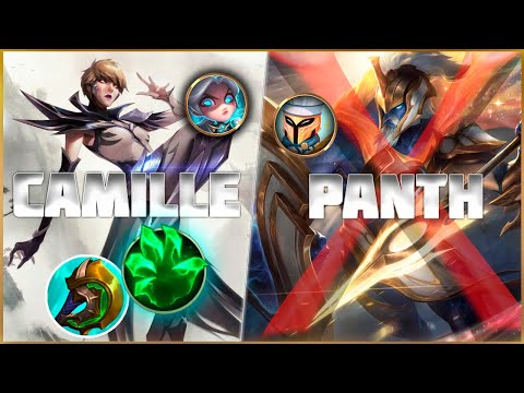 Como DOMINAR a lane de CAMILLE VS PANTHEON!!