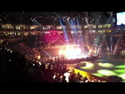Linkin Park live bei der Autoball Europameisterschaft 2012