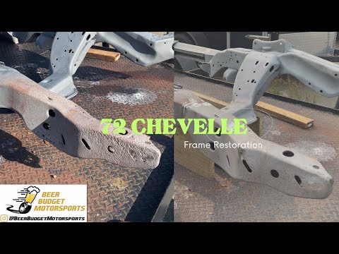 Chevelle frame horn replacement. (Last step before it’s ready for paint!)