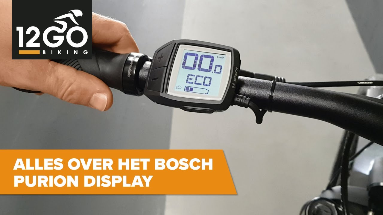 Alles over het Bosch Purion display van je elektrische fiets