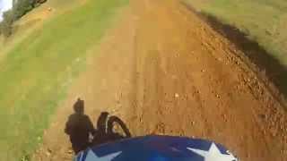 preview picture of video 'AMA Vintage National EVO 3B Open Practice 1983 Yamaha YZ490 Russel Creek Greensburg KY. OCT. '14'