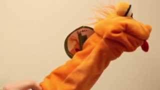 Handpuppen unter der Lupe - Quasselwurm Orscheli von Living Puppets
