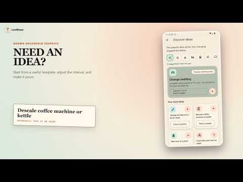 LastDone: Home Chore Tracker video thumbnail