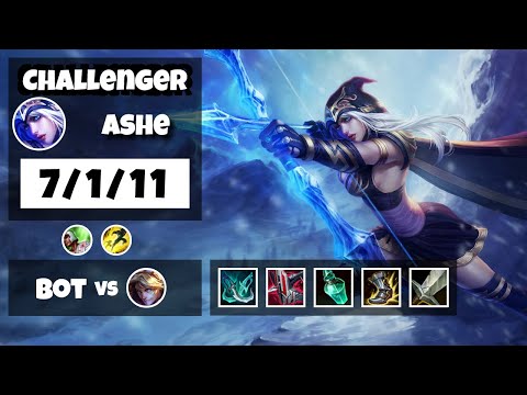 Ashe vs Ezreal BR Challenger BOT (7/1/11) - v11.16