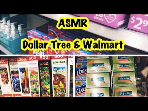 [ASMR] Organizing and Straightening at Dollar Tree 🌳 and Walmart (No talking)