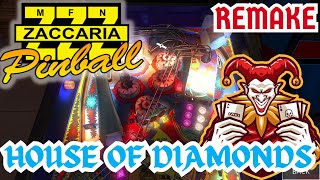 Zaccaria Pinball - House of Diamonds Remake (2017) | Simulation Mode (PC)