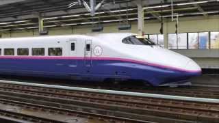 preview picture of video 'Japan Trains: Shinkansen at Utsunomiya, 05Oct13, Part 2'