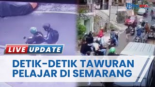 Detik-detik Tawuran Antar Pelajar SMKN di Semarang Bikin Geger Warga, 5 Siswa Ditangkap Polisi