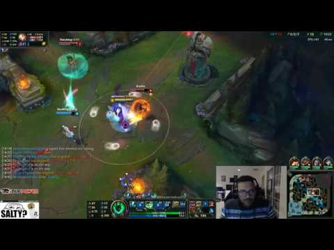 Aphromoo shows where all solo queue players dodge.