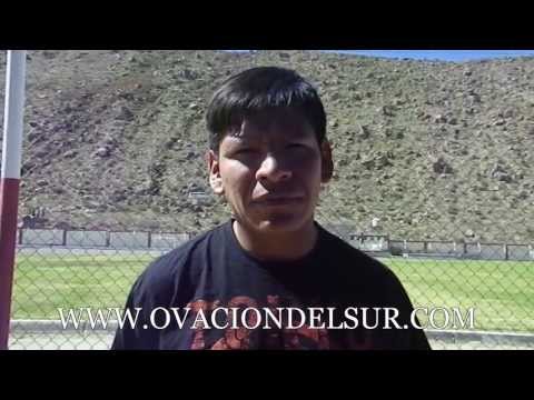 Entrevista a Jimmy Arce Guzmán - Jugador del Unión Sachaca - Copa Perú 2013 - 09/06/2013