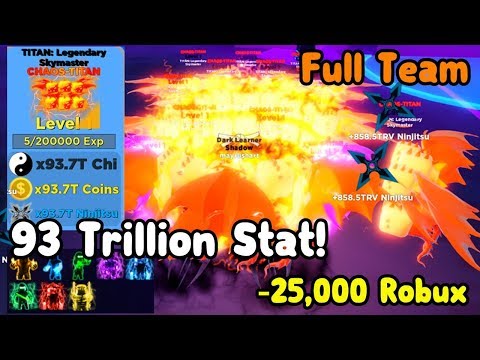 Got Full Team Of Chaos Titan For 25 000 Robux Mastered All 8 - 25000 robux roblox