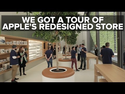 Take a tour of Apple's redesigned flagship store concept