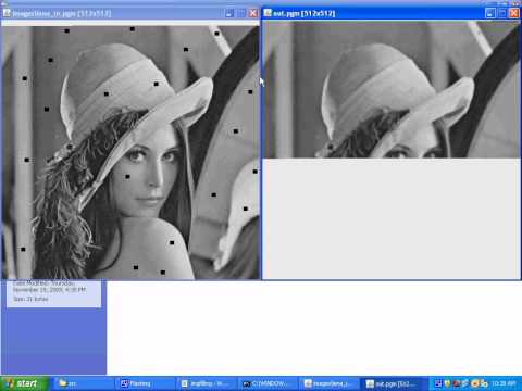 Structure and Texture Filling-In of Missing Image Blocks