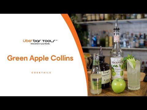 Mix this Aussie gin cocktail, the GREEN APPLE COLLINS cocktail | COCKTAIL RECIPE with Überbartools™