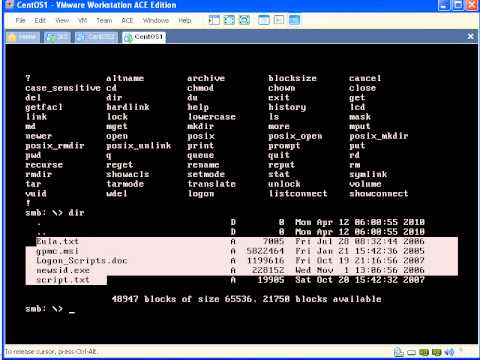 Video Linux System Administrator-bài17: Samba 2-Linux client truy cap Windows