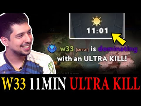 W33 ULTRA KILL IN 11 MIN | Puck Gameplay | Dota 2 Pro Players Clips