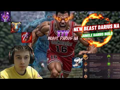 NEW BEAST DARIUS NA JUNGLE BUILD - FULL GAMEPLAY IN MASTERS !!!