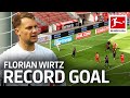 New Youngest Goalscorer in Bundesliga History | Florian Wirtz scores vs. Manuel Neuer