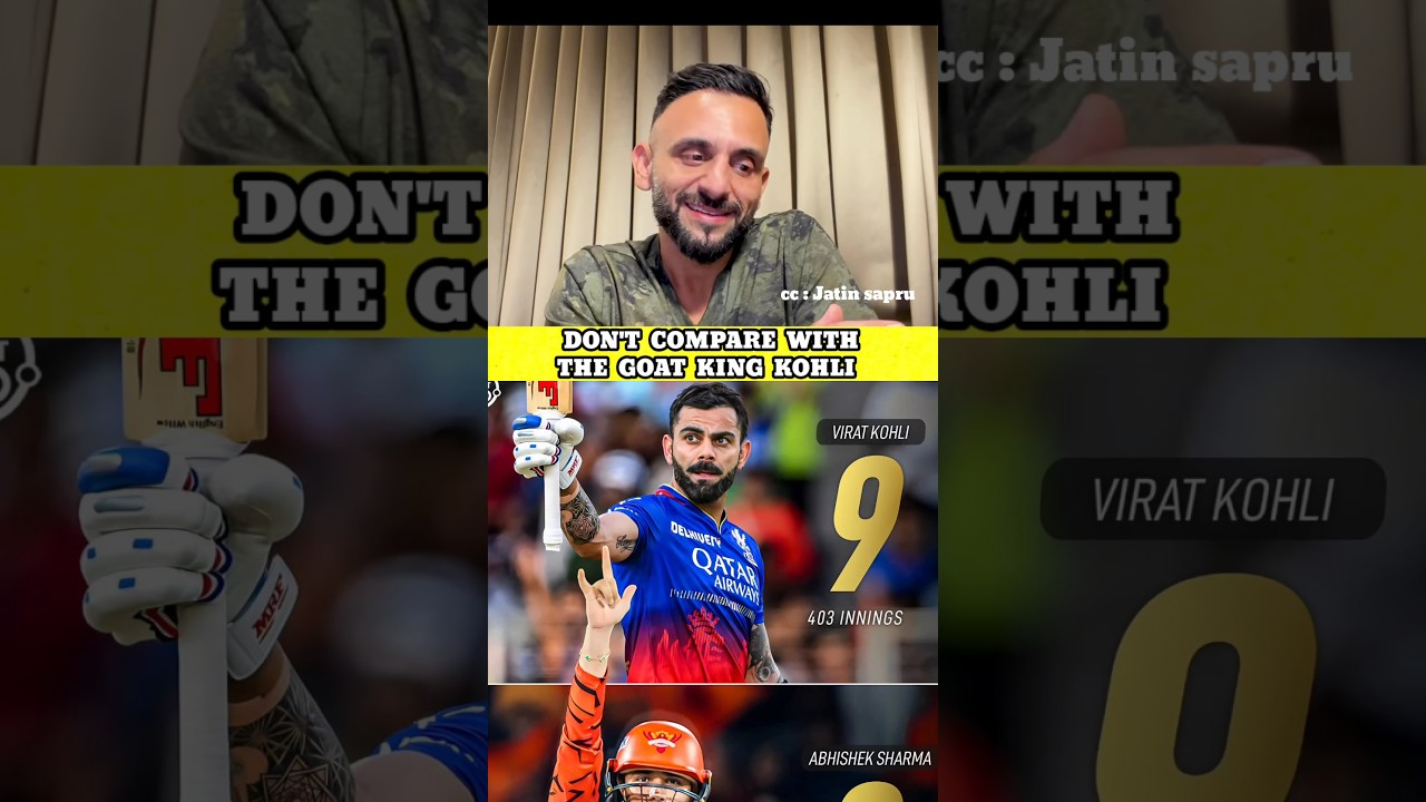 Don't compare Abhishek with Goat Virat Kohli 💔..#ipl2026 #viratkohli #abhisheksharma