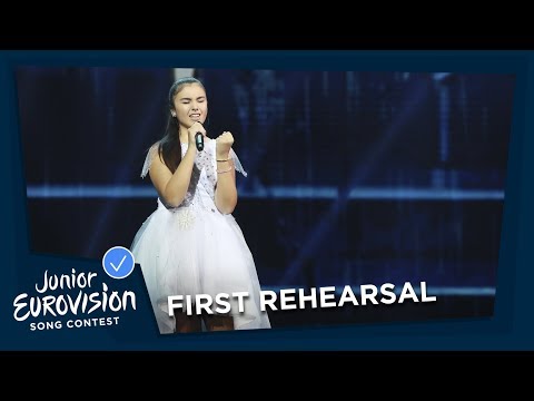 Marija Spasovska - Doma - First Rehearsal -  F.Y.R. Macedonia - Junior Eurovision 2018 🇲🇰