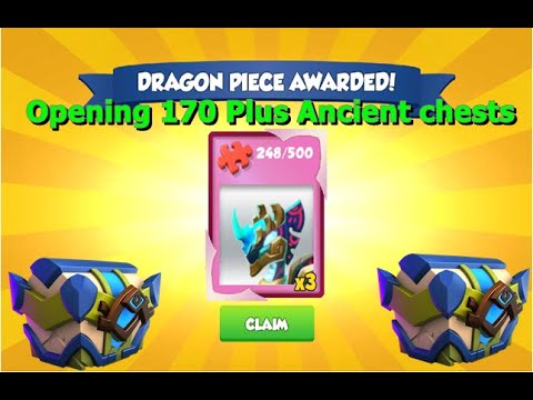Opening 170 Plus Ancient chests-Dragon Mania legends | Origin of Water Ancient Event | DML