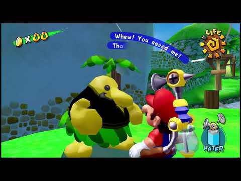 Super Mario Sunshine - Bianco Hills: 100-Coin Shine